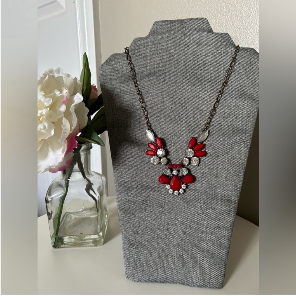 Red Statement Necklace
